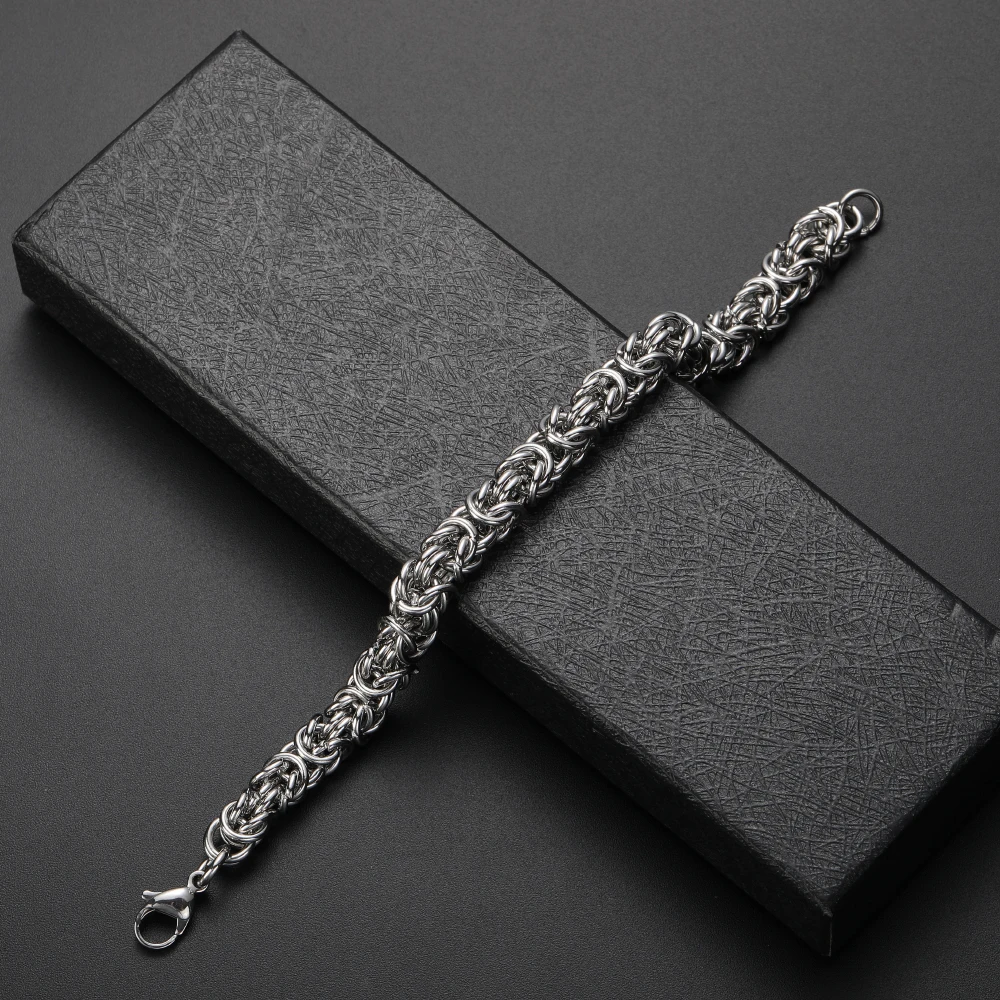 2022 New 8MM 316L Stainless Steel Braided Chain Link Bracelet Fashion Punk Men Jewelry Length 20CM Drop shipping
2022 New 8MM 316L Stainless Steel Braided Chain Link Bracelet Fashion Punk Men Jewelry Length 20CM Drop shipping