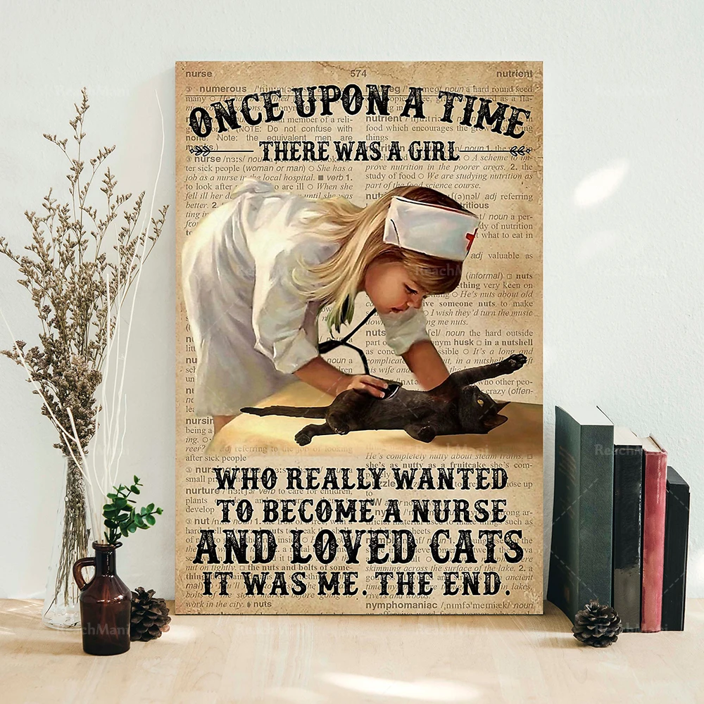Once upon a time there was a girl who really wanted to become a nurse and love cats,school nurse sign, Nurse Registered gift
Once upon a time there was a girl who really wanted to become a nurse and love cats,school nurse sign, Nurse Registered gift