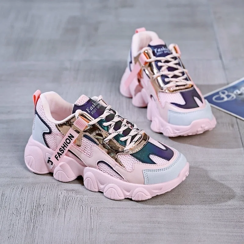 Shoes For Women 2021 Summer Platform Shoes Breathable Mesh Classic Casual Sports Footwear Chunky Sneakers Woman Vulcanize Shoes
Shoes For Women 2021 Summer Platform Shoes Breathable Mesh Classic Casual Sports Footwear Chunky Sneakers Woman Vulcanize Shoes