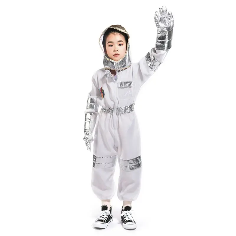 Toddler Kids Astronaut Costume Jumpsuit Classic Space Coat Pretend Play Dress up Outfit Set with Gloves Helmet Hat 85LB
Toddler Kids Astronaut Costume Jumpsuit Classic Space Coat Pretend Play Dress up Outfit Set with Gloves Helmet Hat 85LB