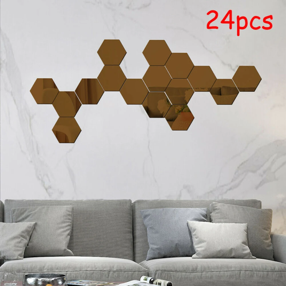 Acrylic Decal Mirror Wall Sticker Gold Wall Sticker Home Decor DIY Living Room Bedroom 24Pcs Mirror Tile Stickers Room DIY Art
Acrylic Decal Mirror Wall Sticker Gold Wall Sticker Home Decor DIY Living Room Bedroom 24Pcs Mirror Tile Stickers Room DIY Art