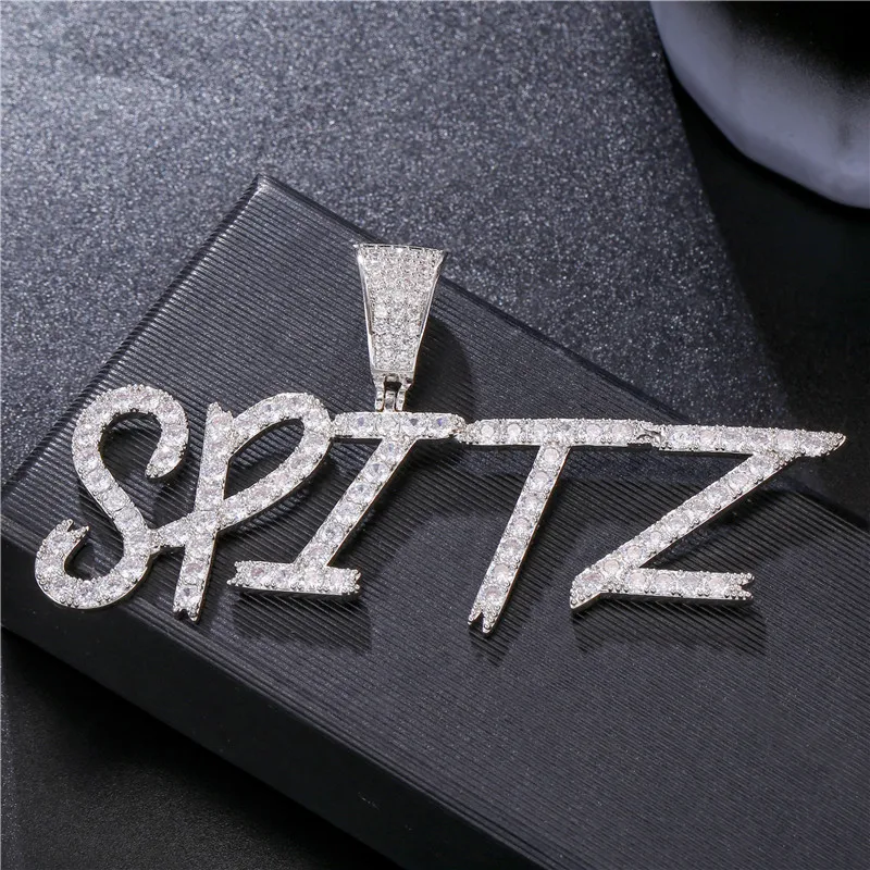 Custom Lovers Name Iced Out Twist Letters Chain Pendants Necklaces Men's Charms Zircon Hip Hop Jewelry With Twist Chain gift
Custom Lovers Name Iced Out Twist Letters Chain Pendants Necklaces Men's Charms Zircon Hip Hop Jewelry With Twist Chain gift