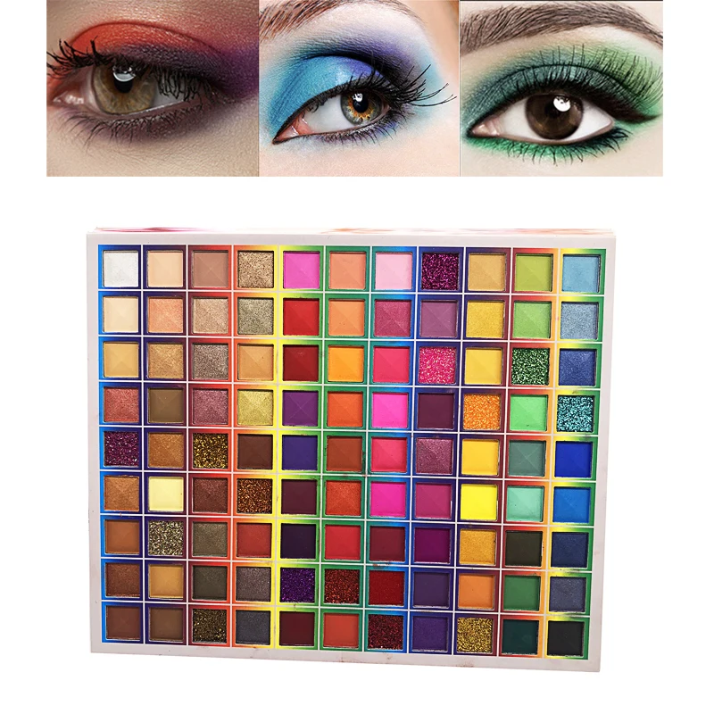 99 Color Eye Shadow Palette Pearlescent Matte Glitter Powder Easy To Color Without Flying Powder Long Lasting Eye Makeup TSLM1
99 Color Eye Shadow Palette Pearlescent Matte Glitter Powder Easy To Color Without Flying Powder Long Lasting Eye Makeup TSLM1