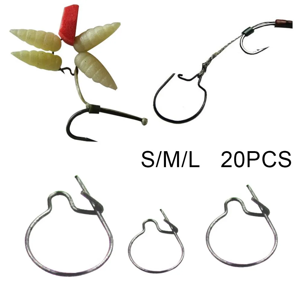 20PCS Carp Fishing Maggot Clip Fishing Bait Ring Hooks Bait Sting Boilie Pin Spike Live Bait Lure Hook Carp Chod Hair Rig Tackle
20PCS Carp Fishing Maggot Clip Fishing Bait Ring Hooks Bait Sting Boilie Pin Spike Live Bait Lure Hook Carp Chod Hair Rig Tackle