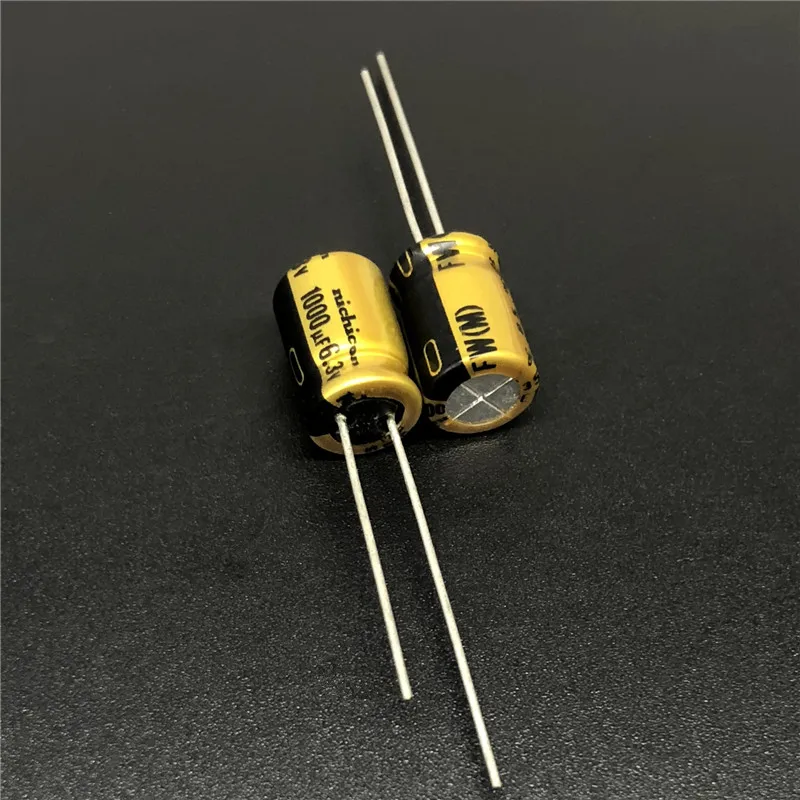 10 шт./100 шт. 1000 мкФ 6 3 В NICHICON FW серии 8x11 5 мм 6.3V1000uF HiFi аудио алюминиевый