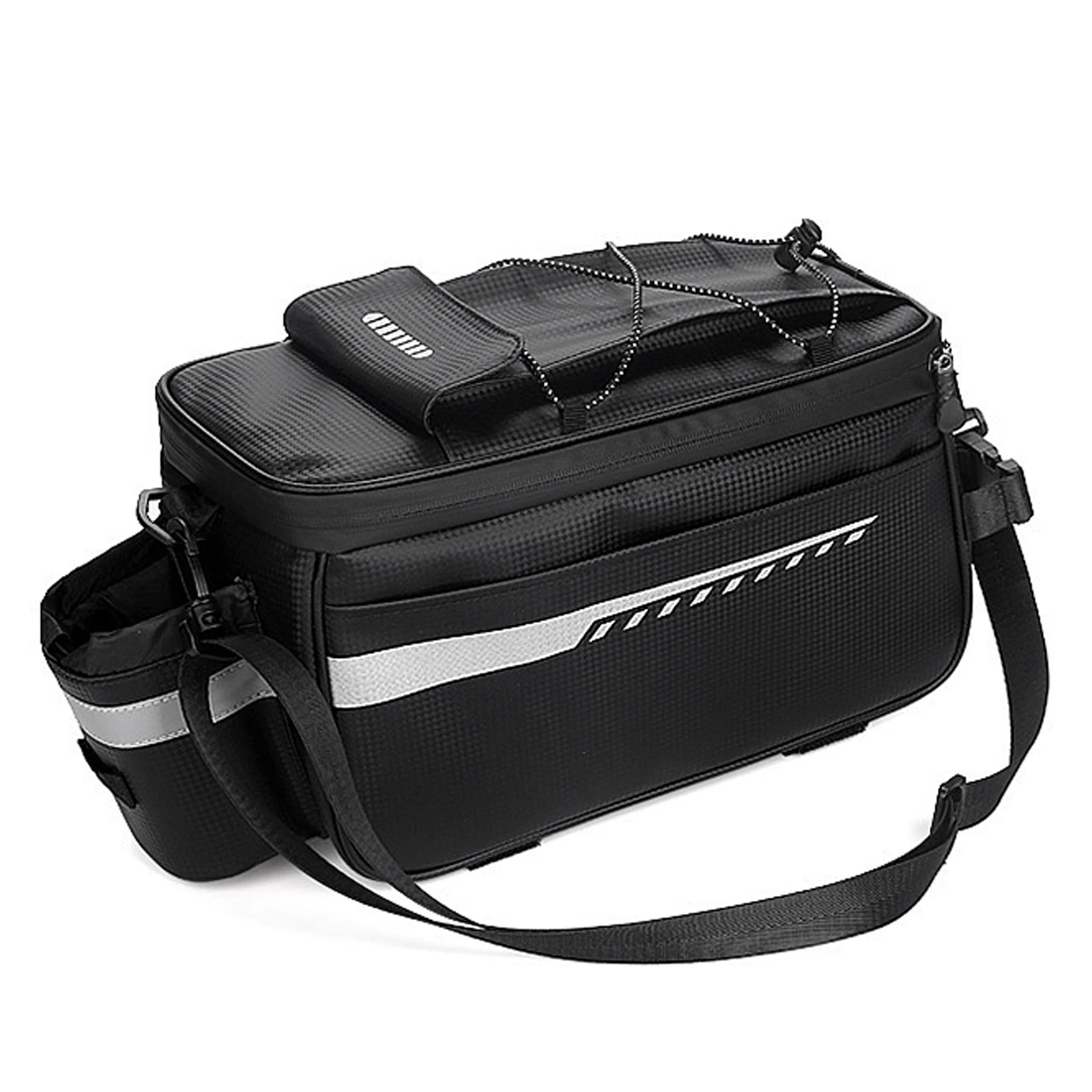 Portable Large Capacity Bike Rear Rack Bag Tail Storage Insulated Bag With Bottle Holder Front And Rear Saddle Bag Black
Portable Large Capacity Bike Rear Rack Bag Tail Storage Insulated Bag With Bottle Holder Front And Rear Saddle Bag Black