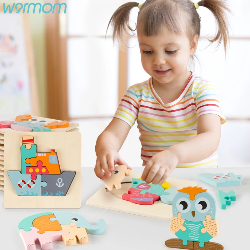 Warmom Baby 3D Puzzle For Kid 16 Colors Dinosaur Jigsaw Intelligence Development Wooden Early Education Learning Toys Child Gift
Warmom Baby 3D Puzzle For Kid 16 Colors Dinosaur Jigsaw Intelligence Development Wooden Early Education Learning Toys Child Gift