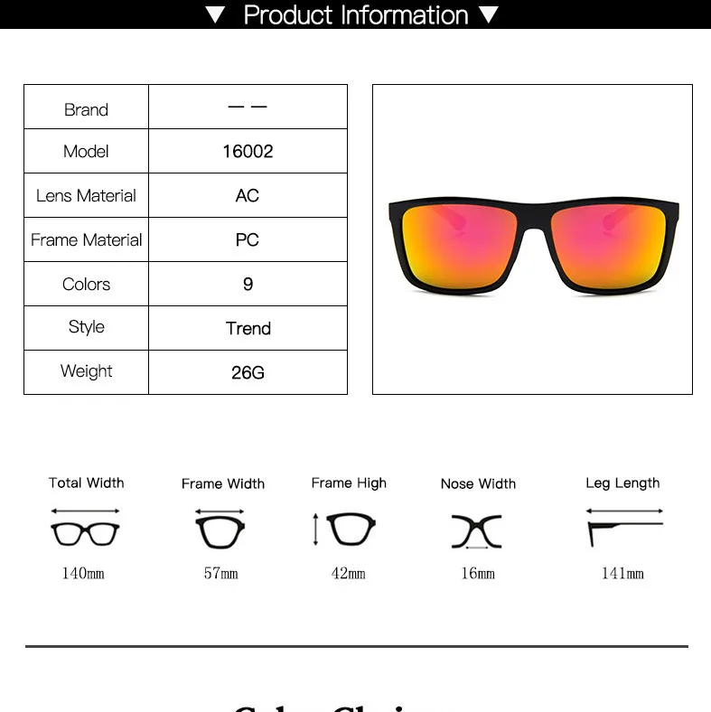 Luxury Brand Men Sunglasses Designer Fishing Shades Driving Classic Square Sun Protective Glasses Male 2019 Oculos Masculino
Luxury Brand Men Sunglasses Designer Fishing Shades Driving Classic Square Sun Protective Glasses Male 2019 Oculos Masculino
