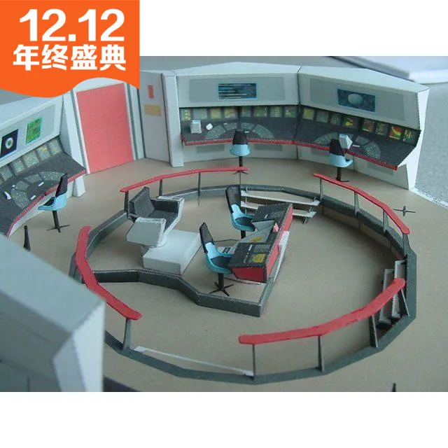 19X25cm 28X42cm Enterprise No. 1701 Spacecraft Cabin Interior Scene 3D Paper Model DIY Handmade Children Adult Educational Toys
19X25cm 28X42cm Enterprise No. 1701 Spacecraft Cabin Interior Scene 3D Paper Model DIY Handmade Children Adult Educational Toys