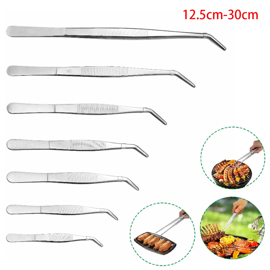 Stainless Steel 430 Anti-iodine Medical Tweezers Long Straight Forceps 12.5cm-30cm Straight Head Elbow Thicken Medical Tools 
Stainless Steel 430 Anti-iodine Medical Tweezers Long Straight Forceps 12.5cm-30cm Straight Head Elbow Thicken Medical Tools
