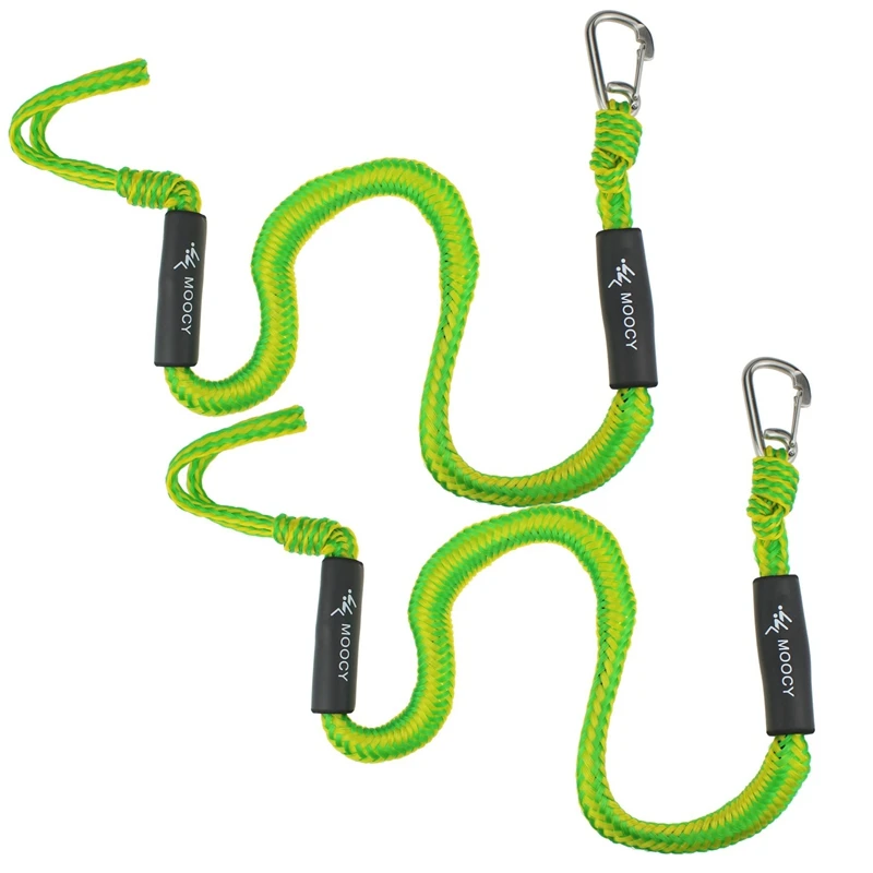 Moocy 2-Pack Boat Bungee Dock Line with Hook Mooring Rope Boat Accessories for Boats Pontoon Jet Ski SeaDoo WaveRunner Kayak
Moocy 2-Pack Boat Bungee Dock Line with Hook Mooring Rope Boat Accessories for Boats Pontoon Jet Ski SeaDoo WaveRunner Kayak