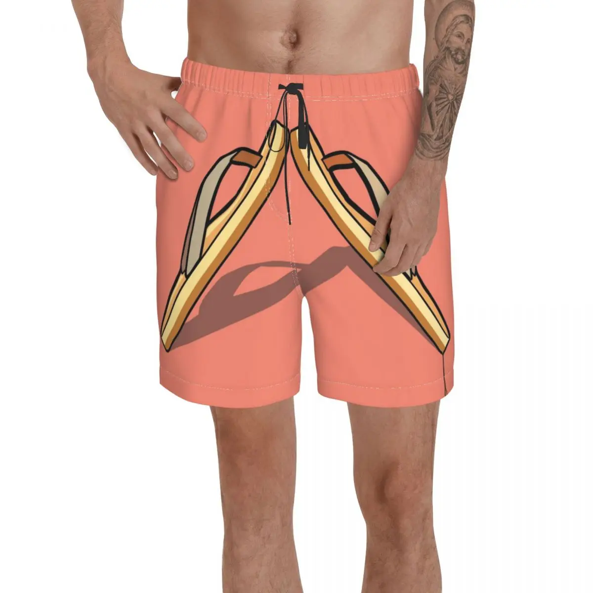 

Мужские штаны плавки под солнцем, серфинг, пляжные плавки, спортивные быстросохнущие сетчатые Повседневные Симпатичные Шорты Для Взрослых
