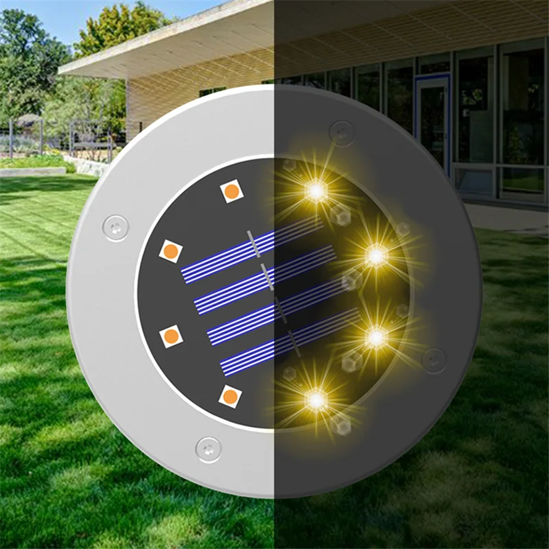 New 12Pack 8 LED Solar Powered Disk Lights Outdoor Waterproof Garden Landscape Lighting Solar Led Light Outdoor Lawn LED Lights
New 12Pack 8 LED Solar Powered Disk Lights Outdoor Waterproof Garden Landscape Lighting Solar Led Light Outdoor Lawn LED Lights
