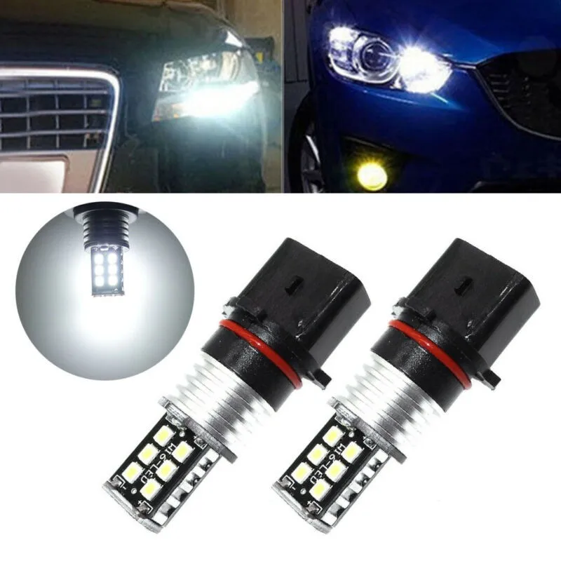 2835 Bulbs Fog Lights 2pcs 6000K Canbus DRL Daytime Running Driving High Brightness Lamp Universal White 15LED
2835 Bulbs Fog Lights 2pcs 6000K Canbus DRL Daytime Running Driving High Brightness Lamp Universal White 15LED