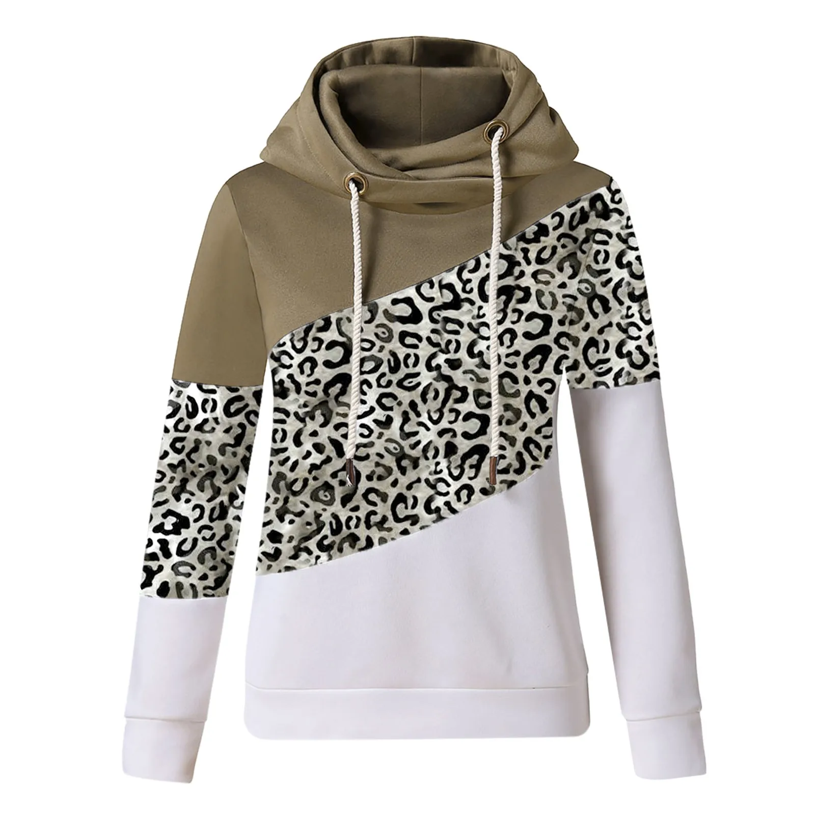 Women Hooded Sweatshirts Casual Leopard Contrast Long Sleeve Hoodie Loose Jumper Pullover Winter Lady Jacket Sweatshirt Tops #40
Women Hooded Sweatshirts Casual Leopard Contrast Long Sleeve Hoodie Loose Jumper Pullover Winter Lady Jacket Sweatshirt Tops #40
