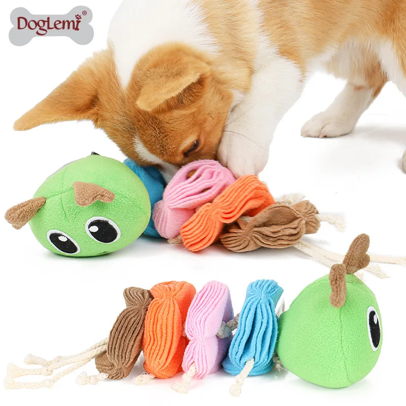 Dog Toys Bites Caterpillars Leaking Food Sounding Resistant Cotton Rope Molar Interaction Sniffing and Relieving Boring Pet Toys
Dog Toys Bites Caterpillars Leaking Food Sounding Resistant Cotton Rope Molar Interaction Sniffing and Relieving Boring Pet Toys