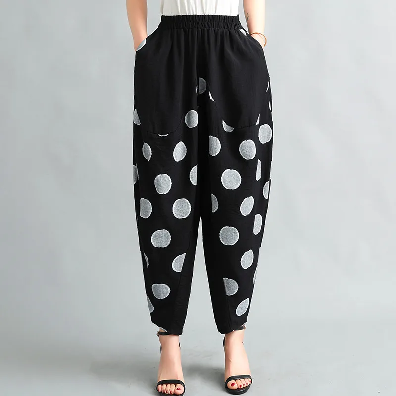 Сезон: весна-лето искусств Стиль женские шаровары с эластичной резинкой на талии; Брюки для девочек в винтажном стиле; Из хлопка и льна, в кра... 
Сезон: весна-лето искусств Стиль женские шаровары с эластичной резинкой на талии; Брюки для девочек в винтажном стиле; Из хлопка и льна, в кра...