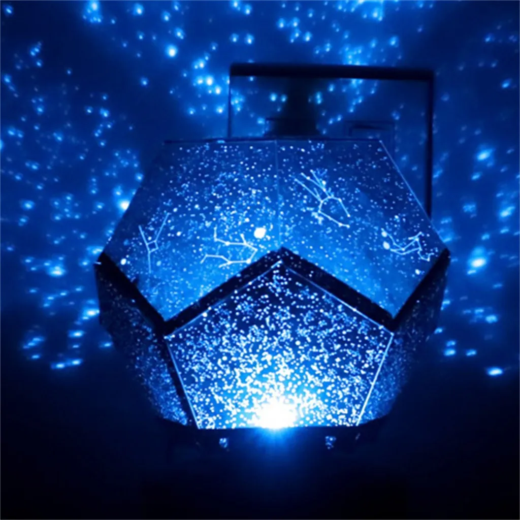 Starry Sky Night Light Planet Magic Projector Earth Universe LED Lamp Colorful Rotate Flashing Star Kids Baby Christmas Gift 125 | Дом и сад