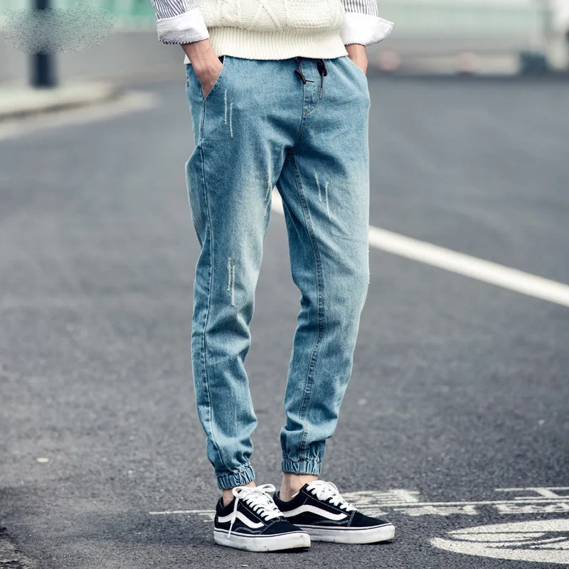 2021 Men's Casual Loose Autumn Harlan Denim Cotton Hip Hop Loose Work Trousers Jeans Male Elastic waist Jeans Pants
2021 Men's Casual Loose Autumn Harlan Denim Cotton Hip Hop Loose Work Trousers Jeans Male Elastic waist Jeans Pants