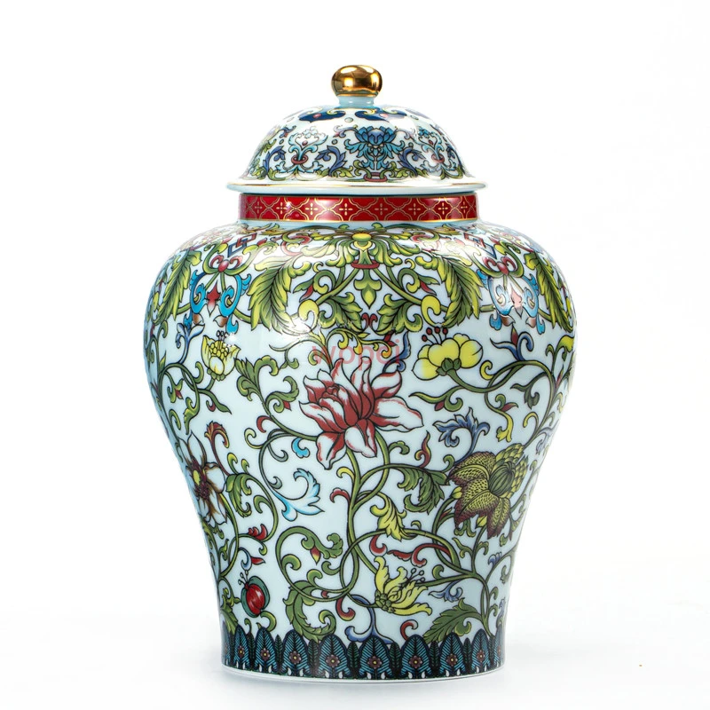 Enamel Color General Jar Vintage Ceramic Jars Blue and White Porcelain Tea Caddy Classical Storage Tank Cosmetic Containers
Enamel Color General Jar Vintage Ceramic Jars Blue and White Porcelain Tea Caddy Classical Storage Tank Cosmetic Containers