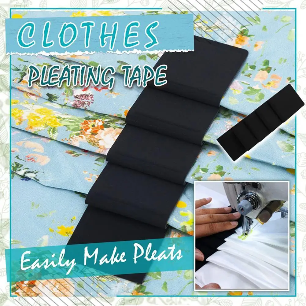 Fabric Useful Clever Design Clothes Pleating Tape Black Skirt Pleating Tape Practical for Clothes
Fabric Useful Clever Design Clothes Pleating Tape Black Skirt Pleating Tape Practical for Clothes