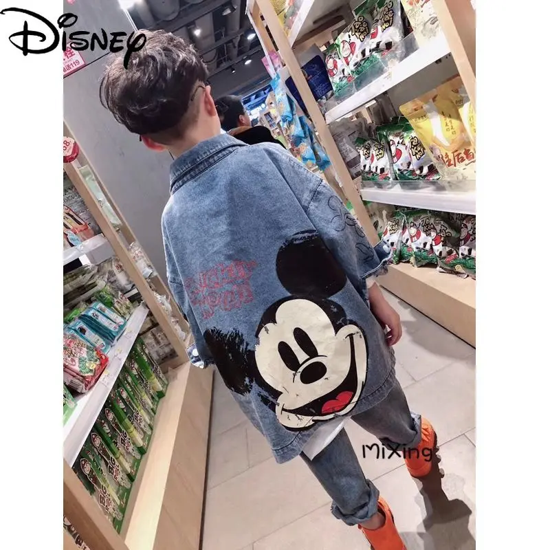 Новая модная удобная мягкая Повседневная джинсовая куртка Disney на весну и осень, простая свежая универсальная Детская куртка с мультяшным п...
Новая модная удобная мягкая Повседневная джинсовая куртка Disney на весну и осень, простая свежая универсальная Детская куртка с мультяшным п...