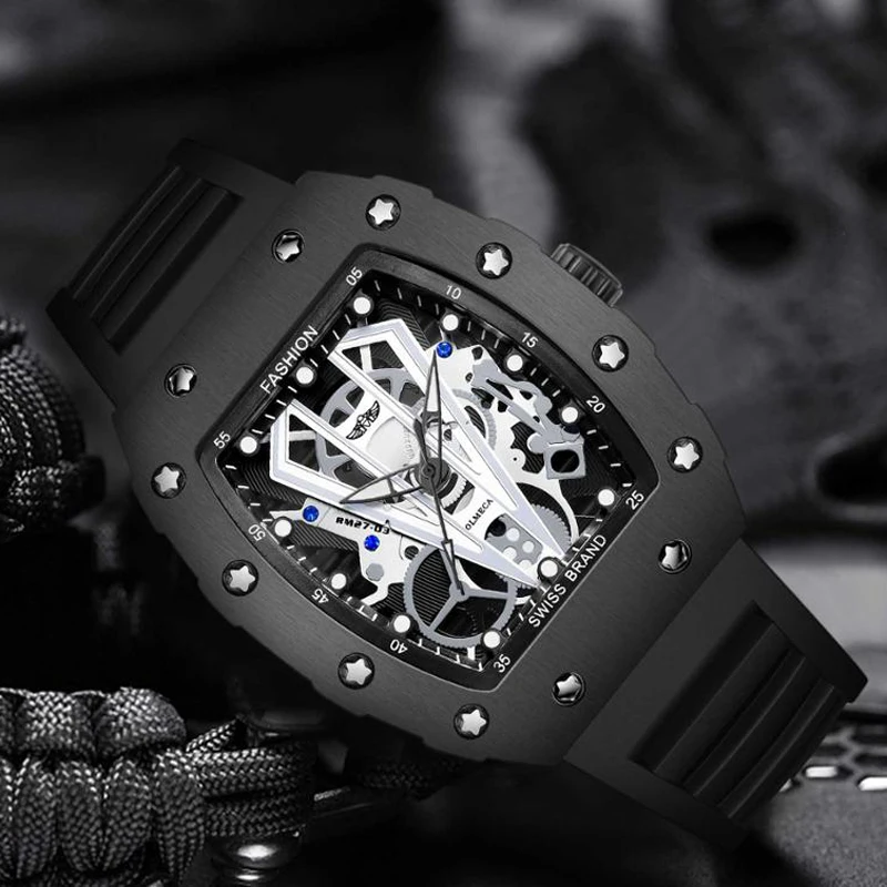 OLMECA Skeleton Sport Man Watch Mens Watches Top Brand Luxury Male Wristwatch Black Quartz Montre homme Relojes Hombre Clock Men
OLMECA Skeleton Sport Man Watch Mens Watches Top Brand Luxury Male Wristwatch Black Quartz Montre homme Relojes Hombre Clock Men