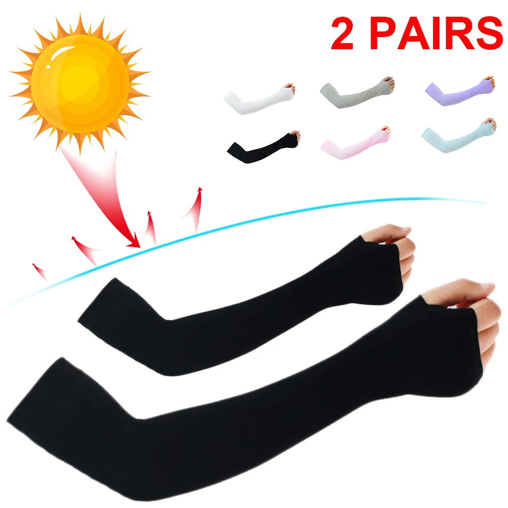 2 Pair Cooling Arm Sleeves for Men & Women UV Protection UPF 50 Arm Cover Sleeves for Outdoor Activities Sports Cycling Hiking
2 Pair Cooling Arm Sleeves for Men & Women UV Protection UPF 50 Arm Cover Sleeves for Outdoor Activities Sports Cycling Hiking