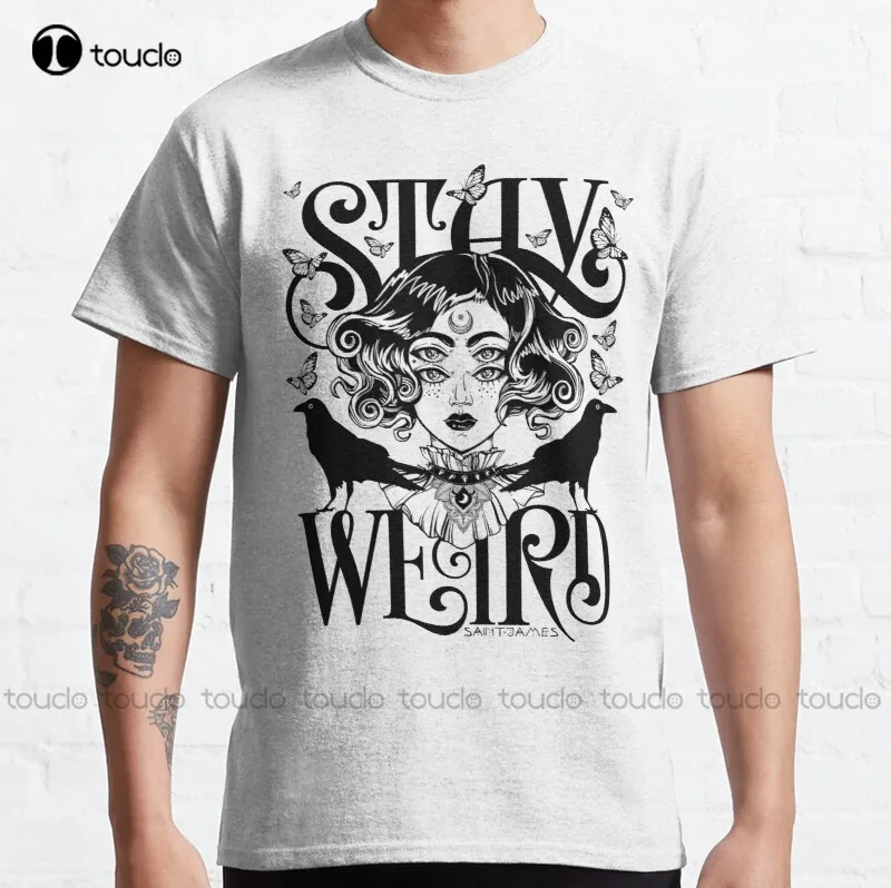 New Stay Weird (Black & White Version) Classic T-Shirt Hawaiian Shirt Cotton Tee Shirt S-5Xl
New Stay Weird (Black & White Version) Classic T-Shirt Hawaiian Shirt Cotton Tee Shirt S-5Xl