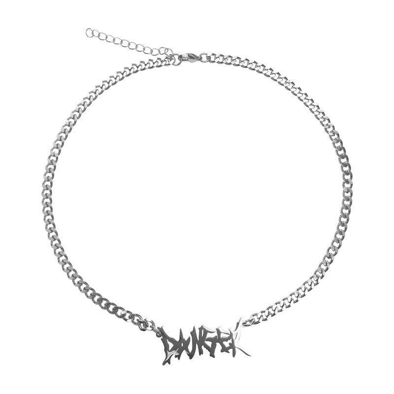POTCET Unisex Stainless Steel Titanium Thorns Letter Steel Necklace Pendant Clavicle Chain Fashion Hip Hop Party Jewelry
POTCET Unisex Stainless Steel Titanium Thorns Letter Steel Necklace Pendant Clavicle Chain Fashion Hip Hop Party Jewelry