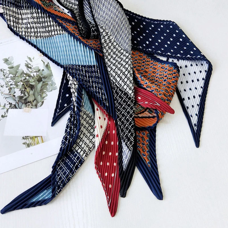 Design Women Twill Silk Scarf Small Square Scarves Fashion Headband Neck Tie striped dot print scarf
Design Women Twill Silk Scarf Small Square Scarves Fashion Headband Neck Tie striped dot print scarf