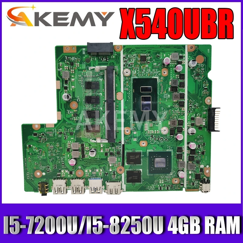 Akemy X540UBR материнская плата для ноутбука Asus X540UB протестирована I5-7200U/I5-8250U 4 Гб RAM |