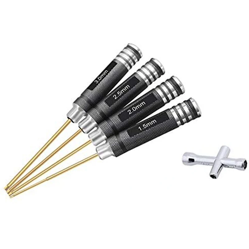 Hex Screw Driver Set RC Tools Kit Hexagon Screwdriver Kit with Cross Wrenches Sleeve for RC Helicopter Car Models
Hex Screw Driver Set RC Tools Kit Hexagon Screwdriver Kit with Cross Wrenches Sleeve for RC Helicopter Car Models