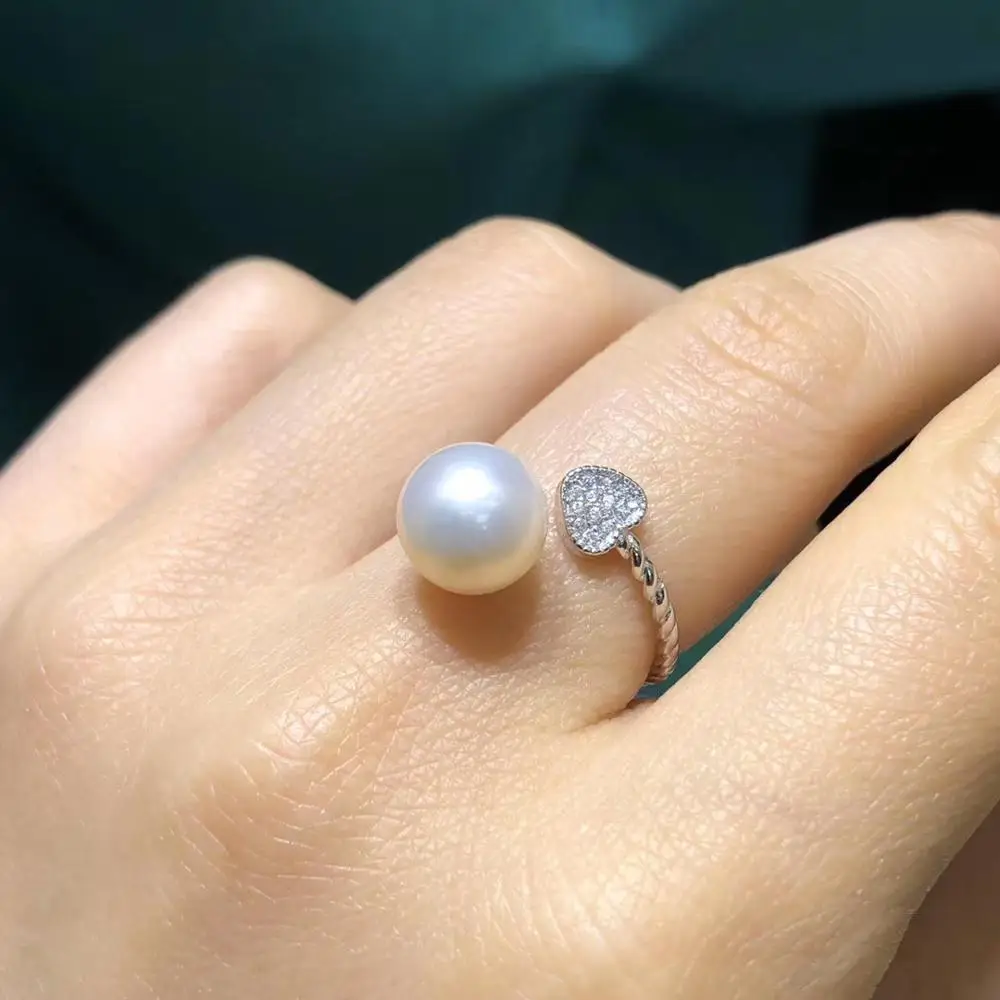Heart Design 925 Sterling Silver Finger Ring Settings Adjustable Ring Findings Jewelry Parts Fittings Accessories for Pearls
Heart Design 925 Sterling Silver Finger Ring Settings Adjustable Ring Findings Jewelry Parts Fittings Accessories for Pearls