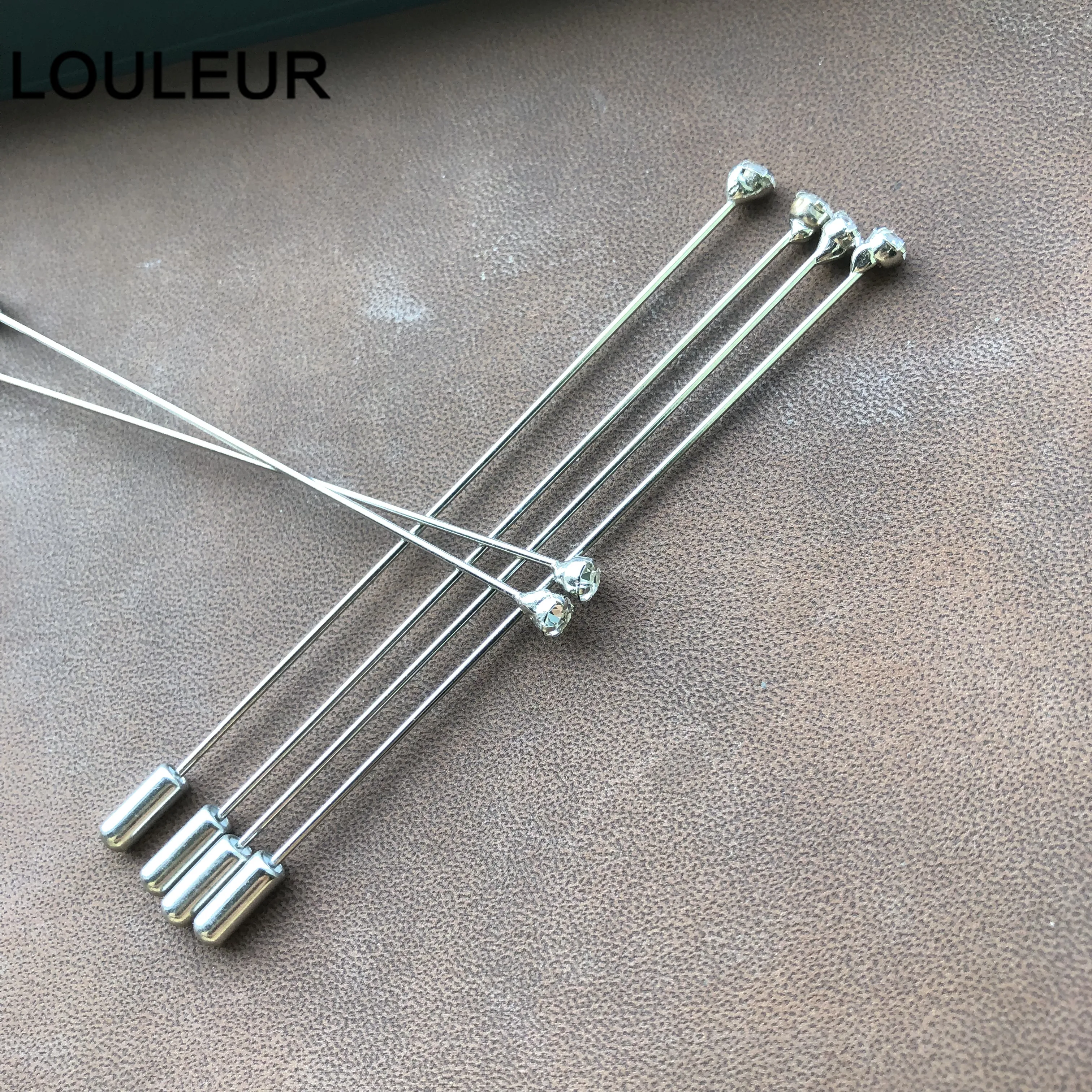 10pcs/lot 9.6cm Length Head Brooches Pins With Stopper Safety Pin Crystal Rhinestone Brooch for DIY Jewelry Accessories
10pcs/lot 9.6cm Length Head Brooches Pins With Stopper Safety Pin Crystal Rhinestone Brooch for DIY Jewelry Accessories