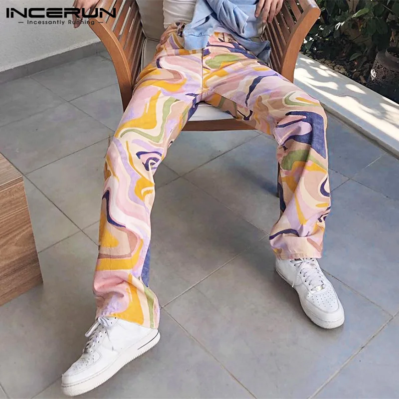 INCERUN Fashion Casual New Men's Printing All-match Pantalons Male Hot Sale Straight-leg Pants Party Shows Trousers 2021 S-5XL
INCERUN Fashion Casual New Men's Printing All-match Pantalons Male Hot Sale Straight-leg Pants Party Shows Trousers 2021 S-5XL