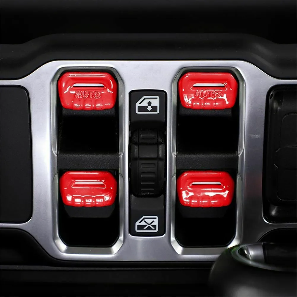 Front Interior Switch Button Decor Control Switch Button Decor 4 Pieces/set For Jeep Wrangler JL JT 2018+
Front Interior Switch Button Decor Control Switch Button Decor 4 Pieces/set For Jeep Wrangler JL JT 2018+