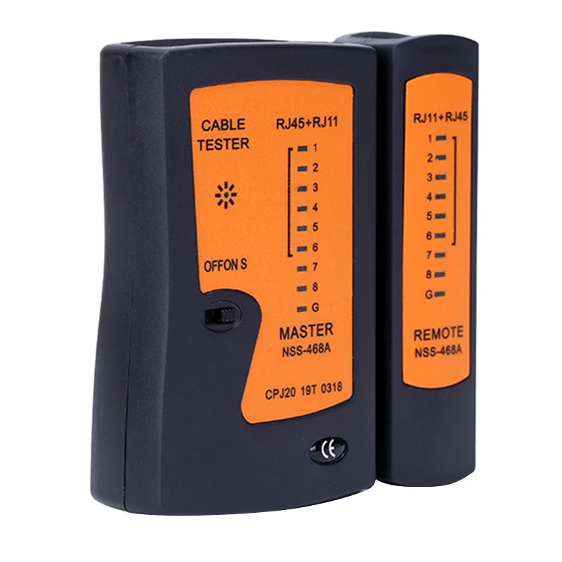 Professional Network Cable Tester for RJ45 RJ11 RJ12 CAT5 UTP LAN Cable Tester Detector Remote Test Tools
Professional Network Cable Tester for RJ45 RJ11 RJ12 CAT5 UTP LAN Cable Tester Detector Remote Test Tools