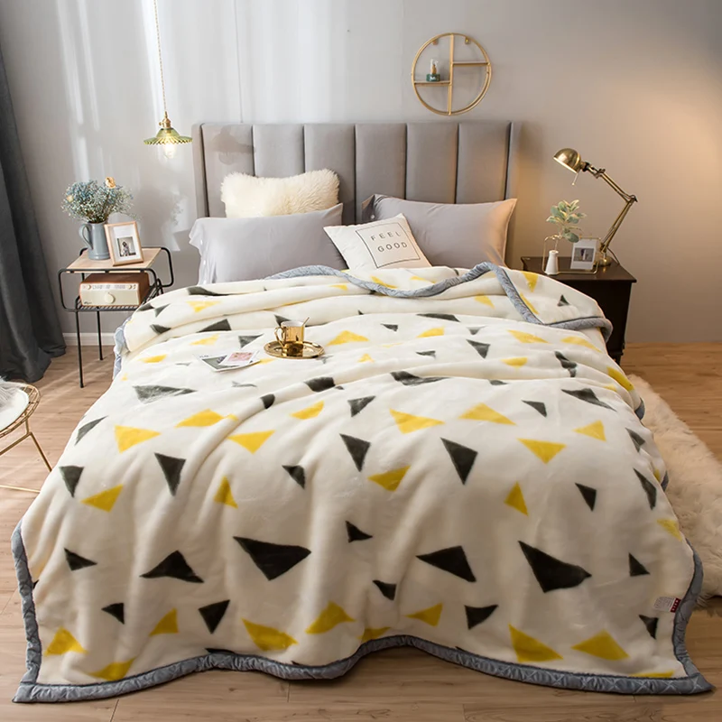 Thick Cartoon Double Raschel Blanket Nap Sofa Fleece Plush Wearable Blanket Soft Cute Couverture Polaire Home Textile BH50MT
Thick Cartoon Double Raschel Blanket Nap Sofa Fleece Plush Wearable Blanket Soft Cute Couverture Polaire Home Textile BH50MT