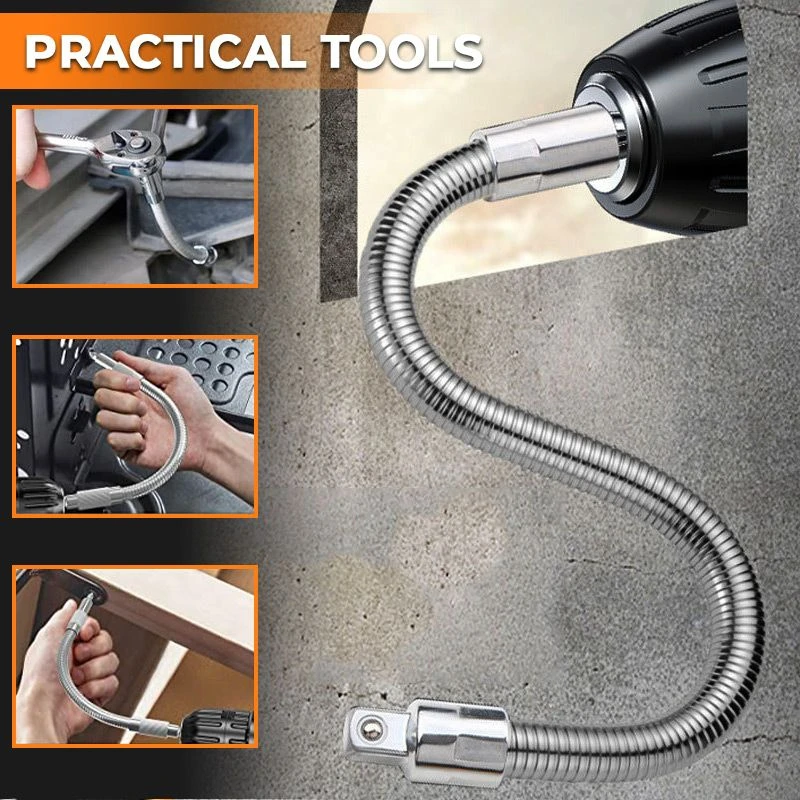 1Set Electric Wrench Sleeve Universal Extension Rod 1/4 3/8 1/2 Sizes Bendable Flexible Shaft Universal Linkage Force Rod Sleeve
1Set Electric Wrench Sleeve Universal Extension Rod 1/4 3/8 1/2 Sizes Bendable Flexible Shaft Universal Linkage Force Rod Sleeve