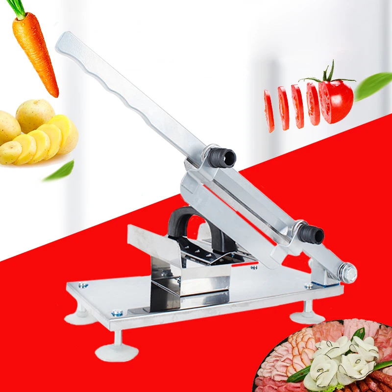 Household Manual Food Fruit Slicer Lamb Beef Slicer Frozen Meat Cutting Machine Mutton Roll Cutter Adjustable Thickness In Stock
Household Manual Food Fruit Slicer Lamb Beef Slicer Frozen Meat Cutting Machine Mutton Roll Cutter Adjustable Thickness In Stock