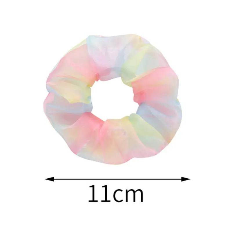 Super Fairy Hair Accessories Transparent Tulle Organza Hair Ties Women Rainbow Net Yarn Mesh Scrunchies Elastic Hair Bands Hot
Super Fairy Hair Accessories Transparent Tulle Organza Hair Ties Women Rainbow Net Yarn Mesh Scrunchies Elastic Hair Bands Hot
