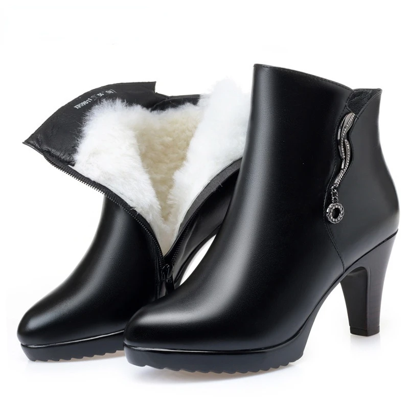 Women Boots High Heels 2021 New Winter Boots Women Sexy Stiletto Thick Wool Warm Fashion Banquet Boots Ladies' booties
Women Boots High Heels 2021 New Winter Boots Women Sexy Stiletto Thick Wool Warm Fashion Banquet Boots Ladies' booties