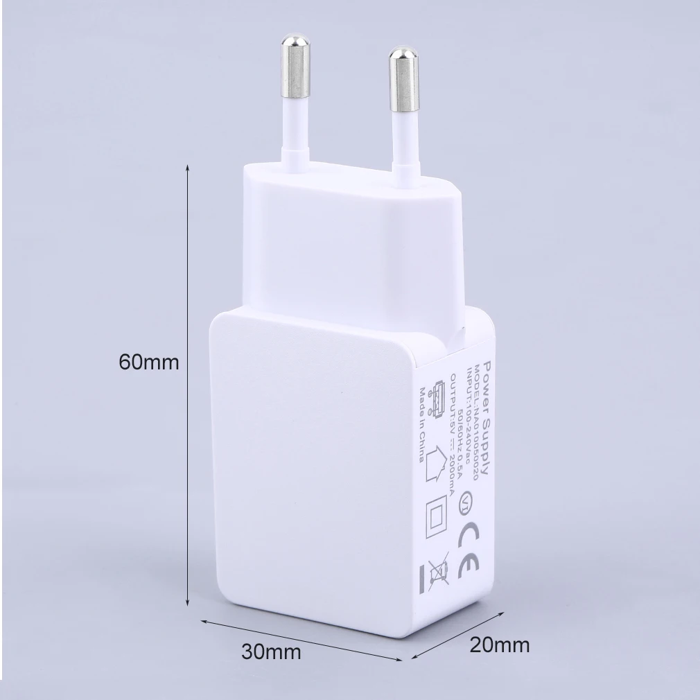 Professional 5V 1A USB Plug Universal USB Charger Travel Portable US/EU Plug Smart Mobile Phone Charger
Professional 5V 1A USB Plug Universal USB Charger Travel Portable US/EU Plug Smart Mobile Phone Charger