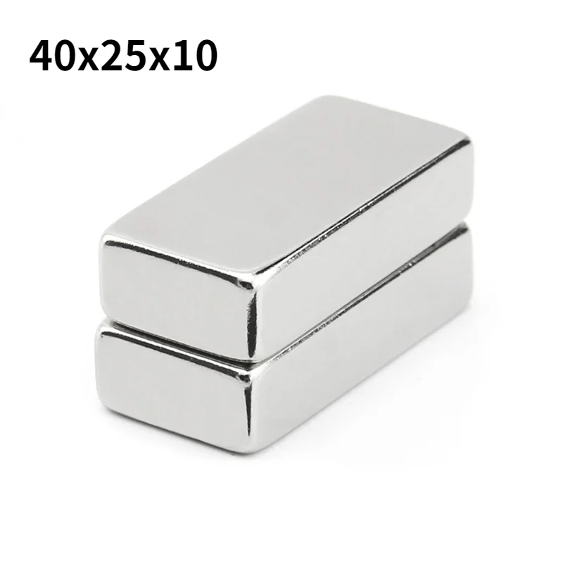 Neodymium Magnet 1 Piece Magnets 40x25x10mm Super Powerful Block Magnets Strong Rectangular Rare Earth NdFeB Magnet
Neodymium Magnet 1 Piece Magnets 40x25x10mm Super Powerful Block Magnets Strong Rectangular Rare Earth NdFeB Magnet