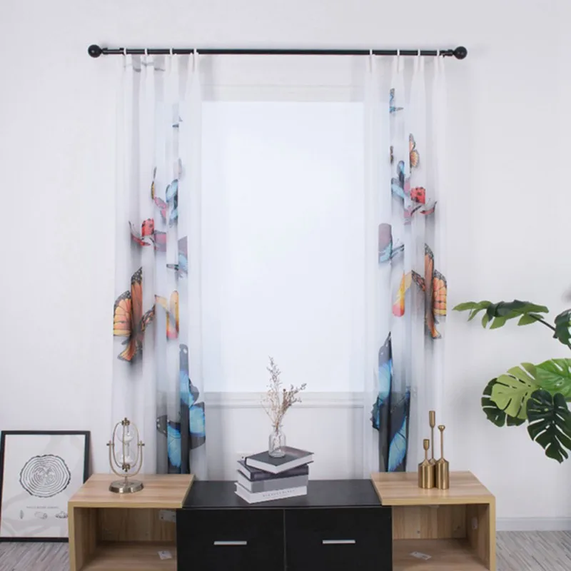 1 Pair Fresh Window Screen With Butterfly Printing Curtain Gauze, products, suitable for a variety of scenarios 2021 New
1 Pair Fresh Window Screen With Butterfly Printing Curtain Gauze, products, suitable for a variety of scenarios 2021 New