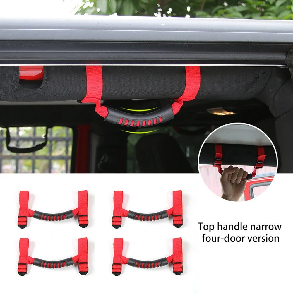 4PCS/Set Top Roll Bar Grab Handles Grip Wide For Wrangler CJ YJ TJ JK JK JL Non-slip Nylon Thick Roof Roll Bar Grab Grip Handle
4PCS/Set Top Roll Bar Grab Handles Grip Wide For Wrangler CJ YJ TJ JK JK JL Non-slip Nylon Thick Roof Roll Bar Grab Grip Handle