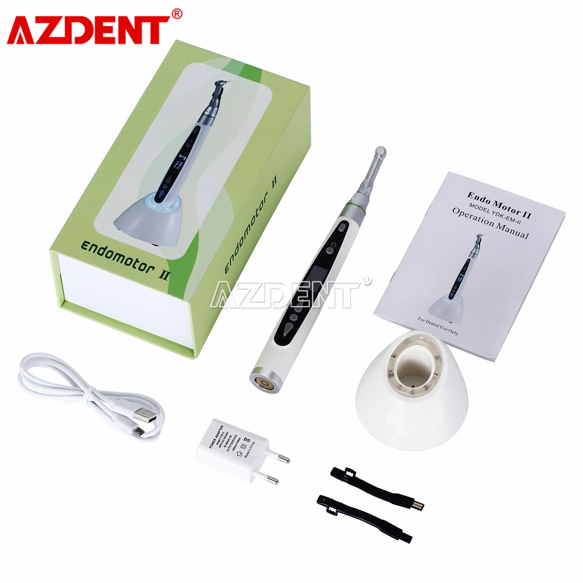 Dental LED Wireless Mini Endo Motor YDK-EM- Root Canal Treatment Instrument Programs M1-M9 with 16:1 Reduction Contra Angle
Dental LED Wireless Mini Endo Motor YDK-EM- Root Canal Treatment Instrument Programs M1-M9 with 16:1 Reduction Contra Angle