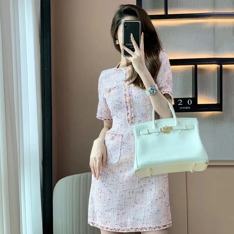 Женское приталенное твидовое платье, розовое винтажное элегантное вечернее платье с коротким рукавом, маленькие привлекательные мини-плат...
Женское приталенное твидовое платье, розовое винтажное элегантное вечернее платье с коротким рукавом, маленькие привлекательные мини-плат...