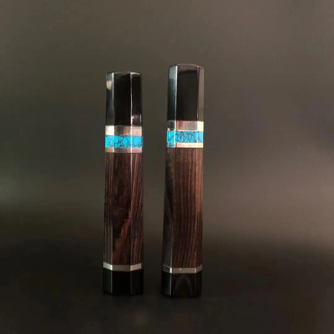 Japanese Octagonal Ebony Handle With Black Water Buffalo Horn Bolster DIY Chef Knife Kitchen Knives Gyuto Yanagiba Deba Knives
Japanese Octagonal Ebony Handle With Black Water Buffalo Horn Bolster DIY Chef Knife Kitchen Knives Gyuto Yanagiba Deba Knives